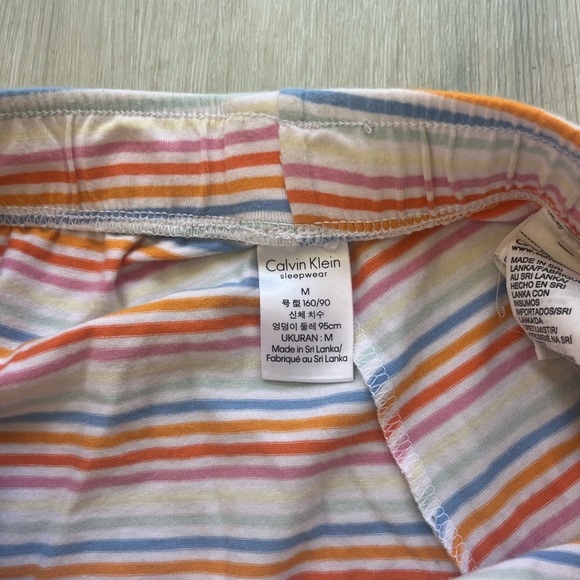 Calvin Klein Multicolor Striped Sleepwear - Picture 3 of 3
